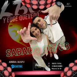 Saturday Night Party Event Template red
